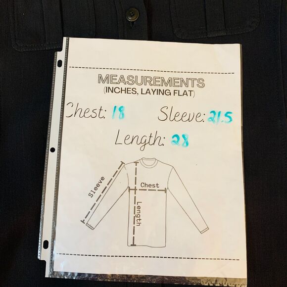 Zara Woman Lined Shacket Jacket Button Down Shirt Black Size 6 Collared Pockets - Picture 4 of 4